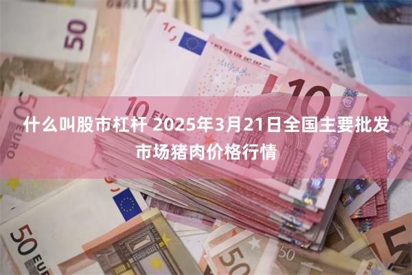 什么叫股市杠杆 2025年3月21日全国主要批发市场猪肉价格行情