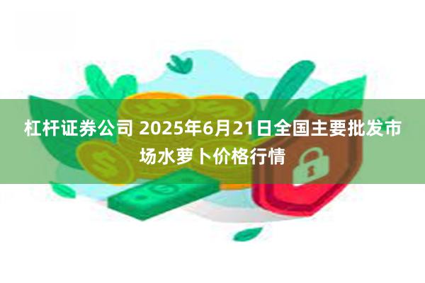 杠杆证券公司 2025年6月21日全国主要批发市场水萝卜价格行情